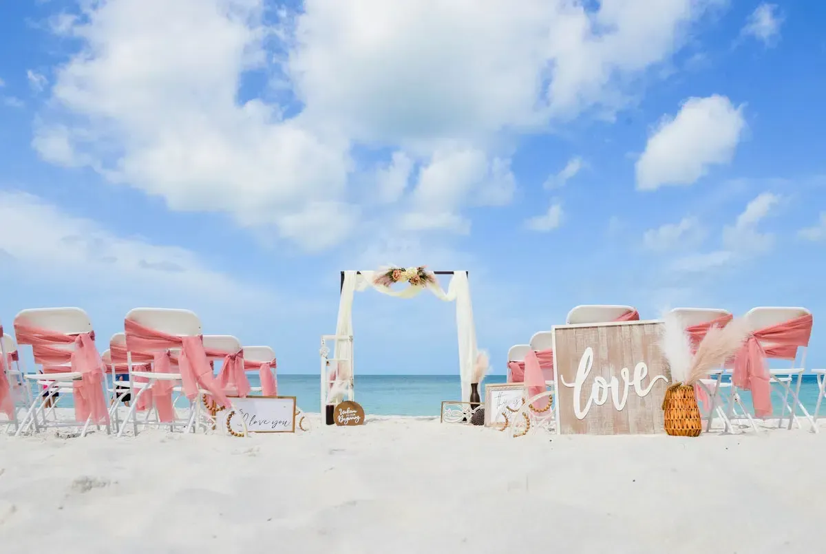 Boho Beach Wedding Decorations
