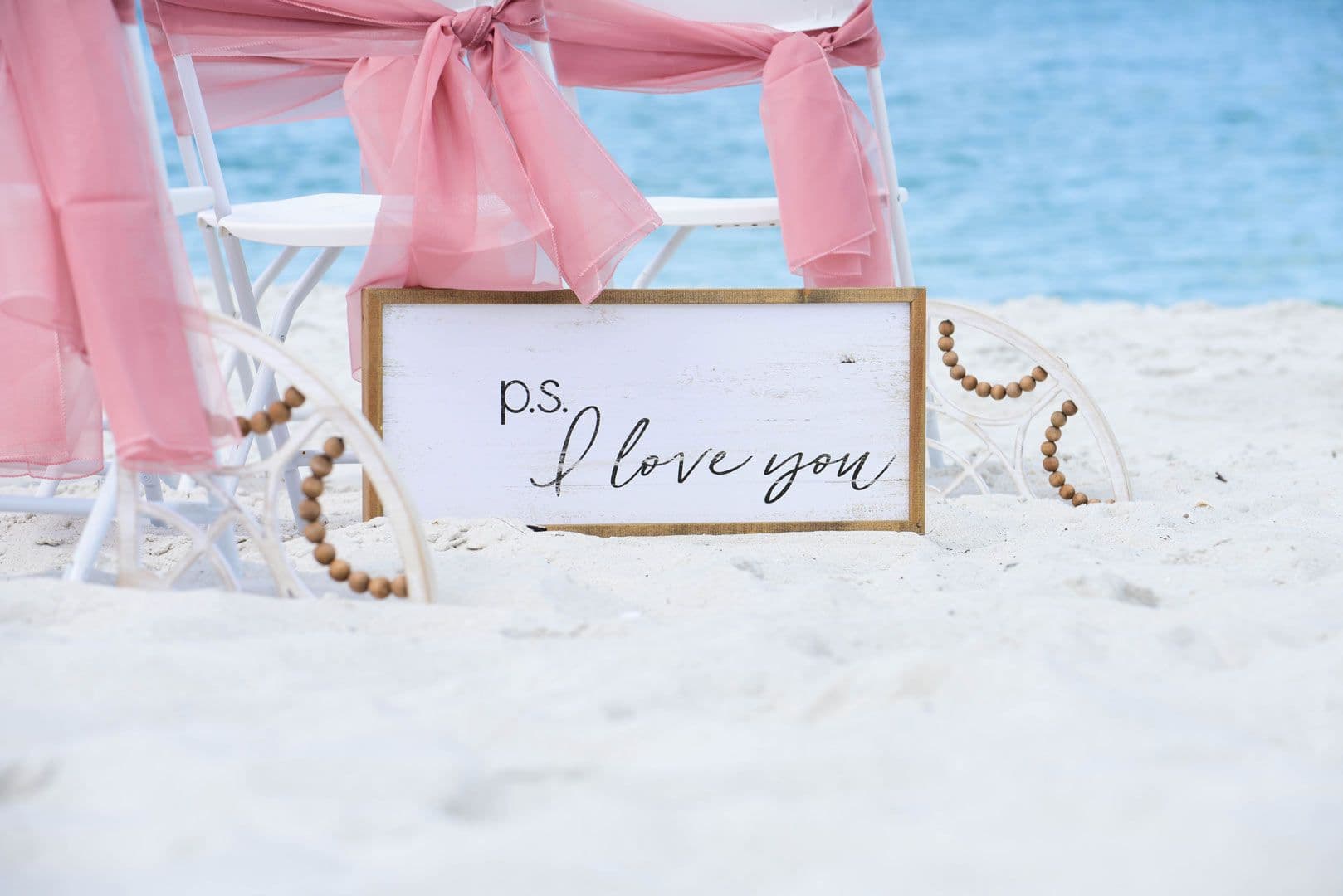 Beach Wedding Decor in Florida